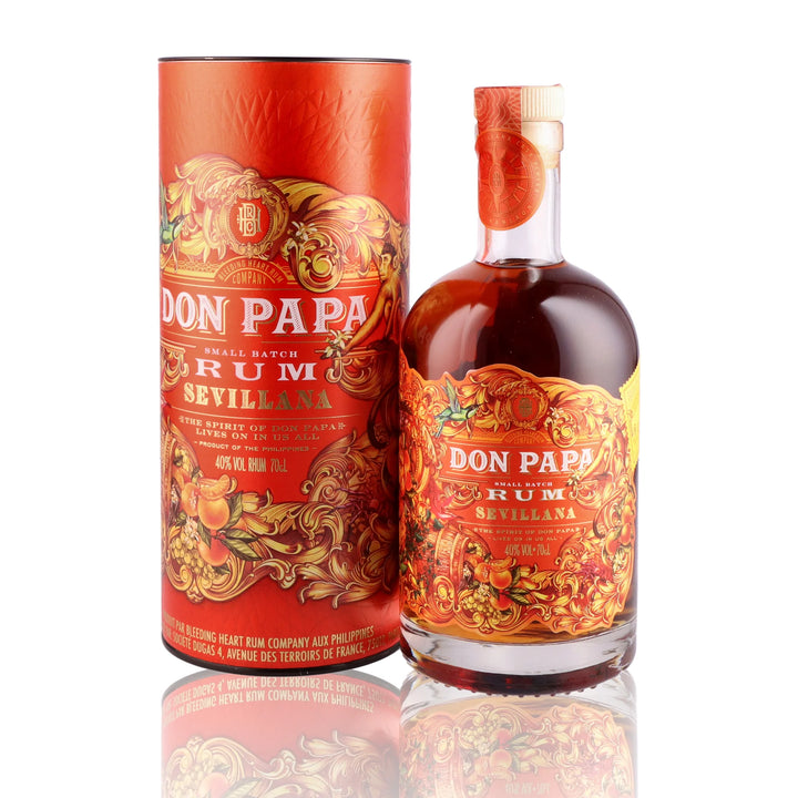 Don Papa Sevillana mit 0,7 Liter und 40 % Vol.